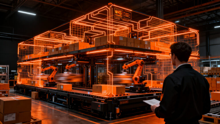 Crecimiento de la robótica de picking y automatización de almacenes, proyectando una expansión masiva en el sector logístico hacia 2030.