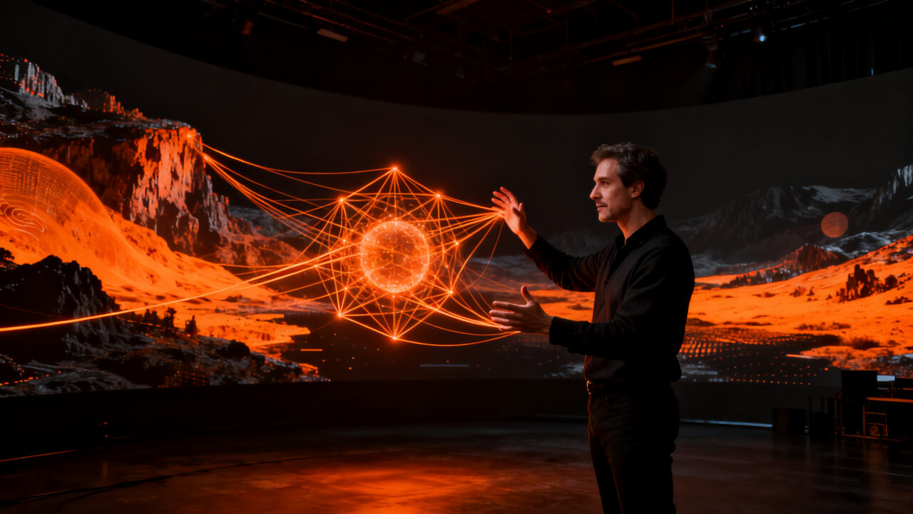 Generación de video y audio con Runway GWM Worlds 2 y WorldPrompt para startups de IA.