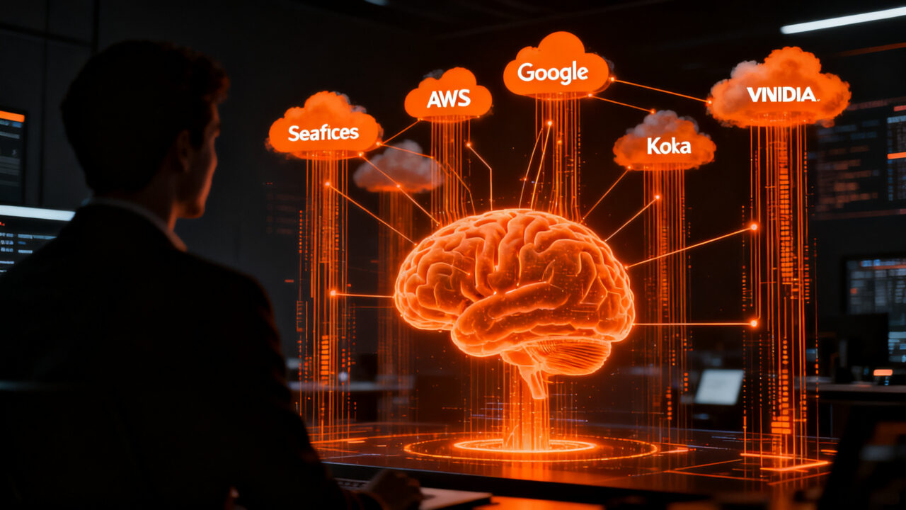 Integración de Salesforce Agentforce con AWS, Google Cloud y Nvidia para potenciar la IA empresarial y el modelo de razonamiento Koa.