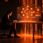 Estudiante profesional formándose en inteligencia artificial con Santander Open Academy y Coursera para potenciar habilidades digitales.