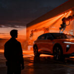 Planta industrial de Skoda en España iluminada por energía solar, simbolizando la competitividad energética frente a Europa.