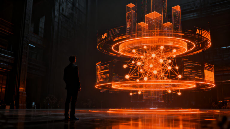 Modernización empresarial mediante software a medida e inteligencia artificial para la automatización y escalabilidad.