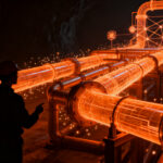 Gemelo digital de IA para detección de fugas en ductos mineros, tecnología de la startup chilena SPF Ingeniería.
