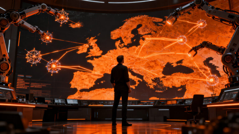 Startups europeas de inteligencia artificial y robótica liderando la soberanía tecnológica en el mercado global.