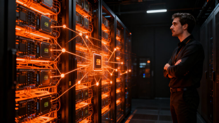 Servidores de IA con tecnología Nvidia Blackwell para infraestructura on-premise en Murcia, cumpliendo con la soberanía de datos y el AI Act europeo.