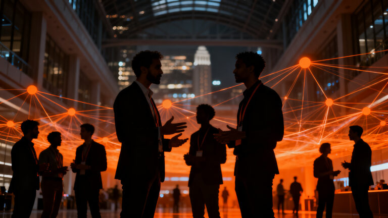 Networking de founders en TechCrunch Disrupt 2026, eventos paralelos en San Francisco para startups.