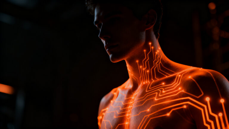 Innovación en tecnología médica con SWANS de Georgia Tech, red de implantes que utiliza el tejido corporal para comunicación inalámbrica eficiente.