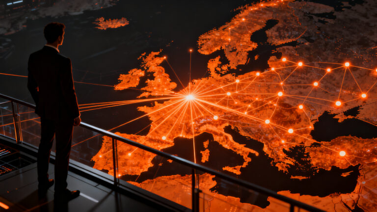 Reorganización estratégica de Telefónica en Europa centralizando operaciones bajo una estructura paneuropea de telecomunicaciones.