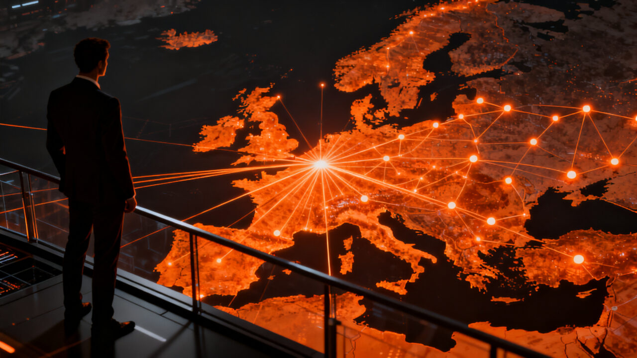 Reorganización estratégica de Telefónica en Europa centralizando operaciones bajo una estructura paneuropea de telecomunicaciones.