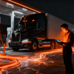 Infraestructura de carga Tesla Semi en Europa, red de Megachargers para logística eléctrica y electromovilidad.