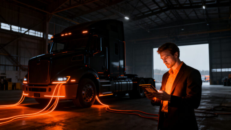 Producción masiva del Tesla Semi y los desafíos de infraestructura de carga Megacharger para la logística eléctrica.