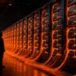 Infraestructura de IA de alto rendimiento con servidores Nvidia HGX B200 para inferencia gestionada en la nube.