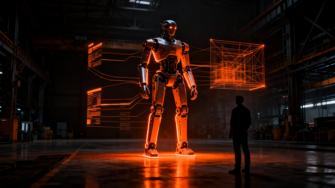 Robot humanoide TianGong Ultra representando la automatización industrial y la nueva era de la robótica china.