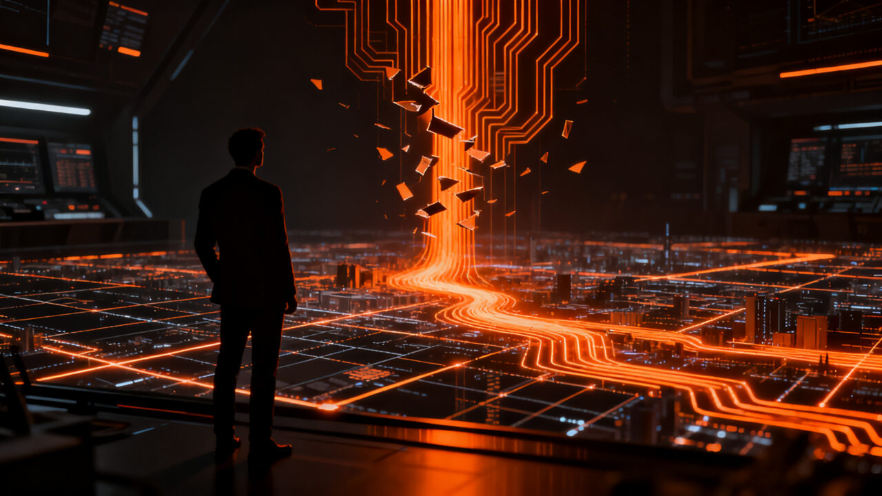 Transformación operativa de infraestructura eléctrica en Delhi, mostrando eficiencia energética y smart grids para startups.