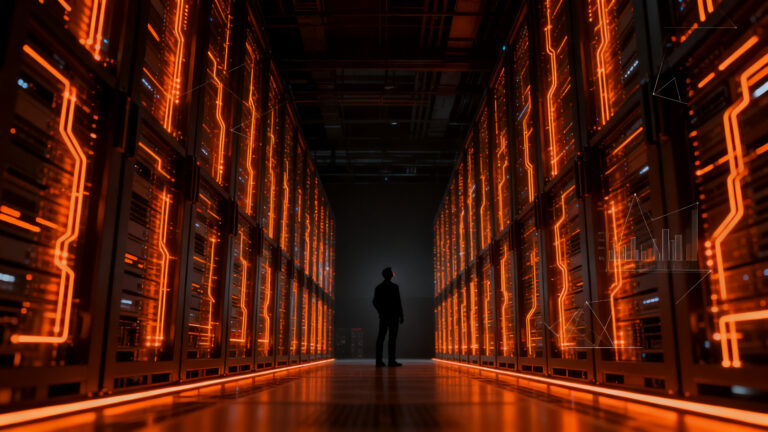 Gráfico conceptual sobre la transparencia energética y el consumo de recursos en data centers europeos bajo nuevas regulaciones.