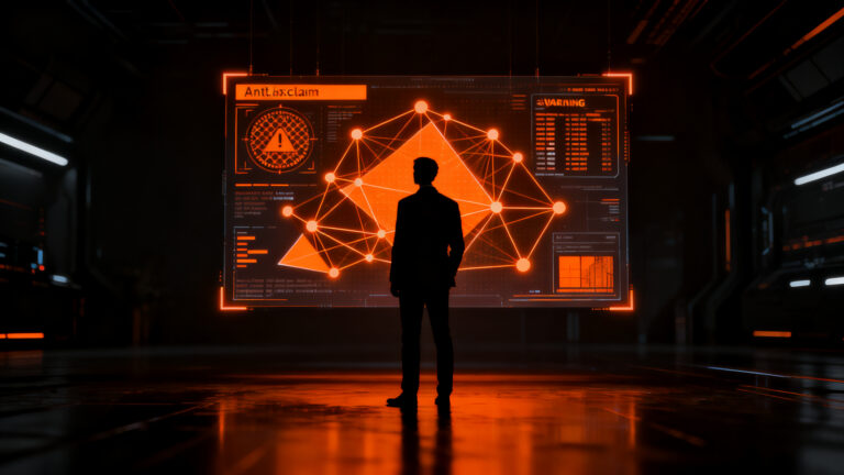 Usuario analizando enlaces sospechosos en una plataforma de seguridad digital contra fraudes en LATAM.