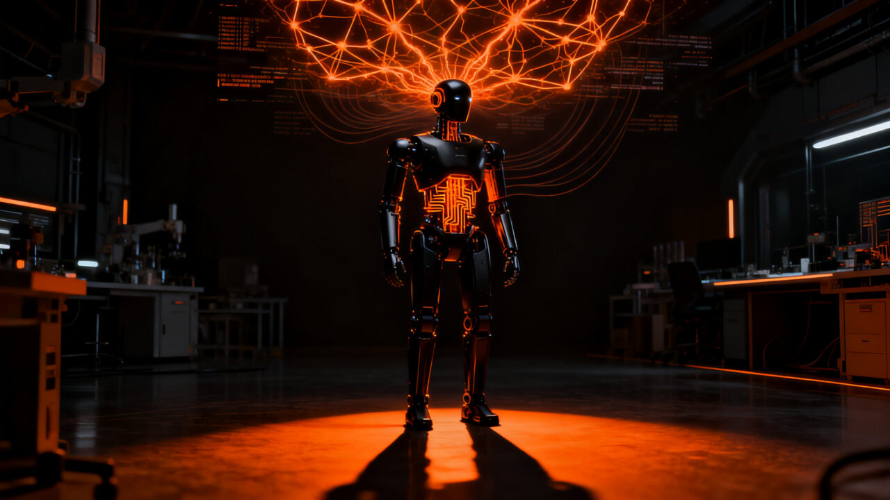 Robot humanoide autónomo desarrollado por Unitree, representando la evolución de la AGI física en la industria tecnológica.