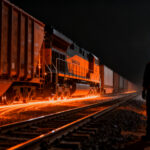 Infraestructura ferroviaria y logística en Vaca Muerta para el transporte de arena de fractura, impulsando la industria energética argentina.