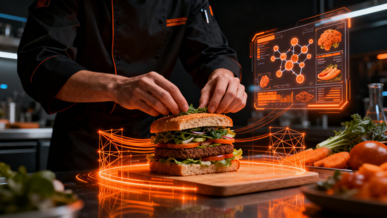 Foodtech chilena Vegy utiliza IA para revolucionar la producción de sándwiches plant-based en supermercados Jumbo.