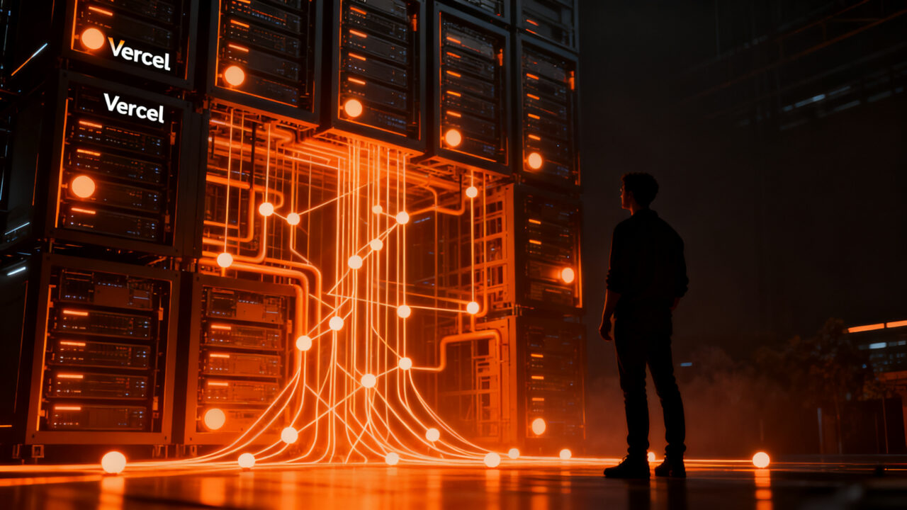Infraestructura tecnológica de Vercel con tarifa plana para escalar startups SaaS, optimizando costos y rendimiento CDN.