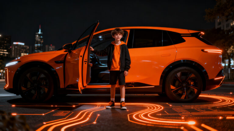 Adolescente entrando en un robotaxi autónomo de Waymo en Nashville, representando la nueva segmentación demográfica en movilidad autónoma.