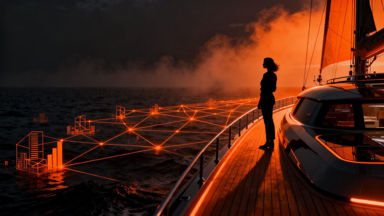 Fundadora de Yachting Ventures liderando innovación en tecnología marina y emprendimiento startup.