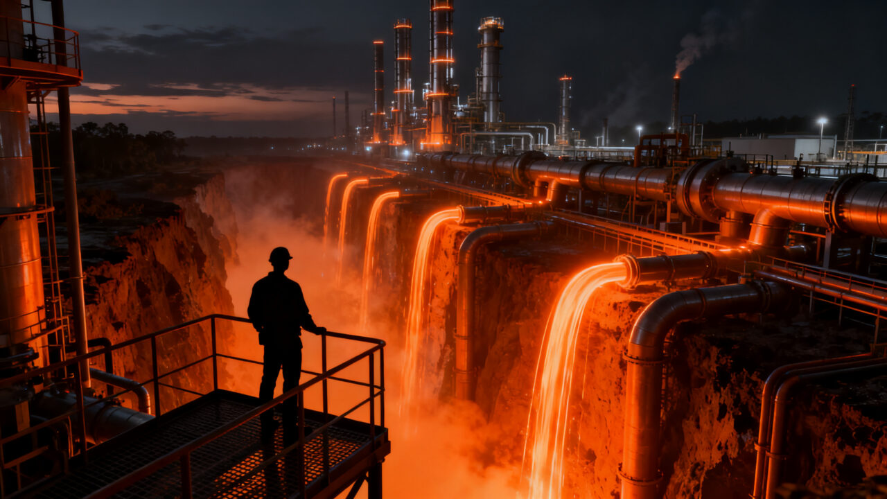 Planta industrial de captura de CO2 en Europa, representando el avance en sostenibilidad y climatetech.