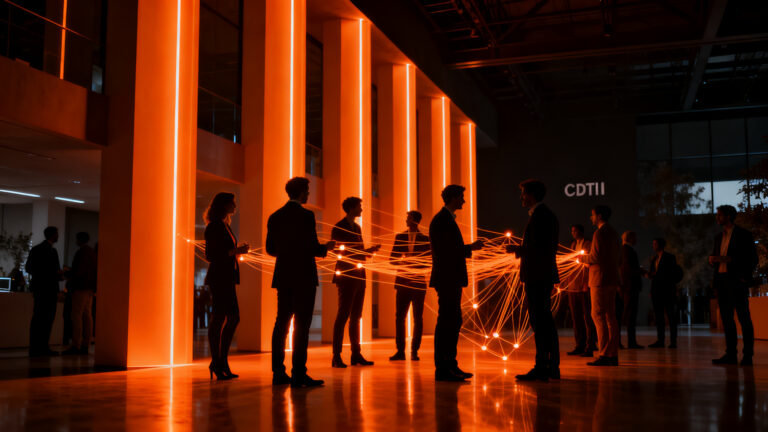 Evento de las 50 startups más innovadoras de 2026 en el CDTI, representando el ecosistema emprendedor español y el networking estratégico.