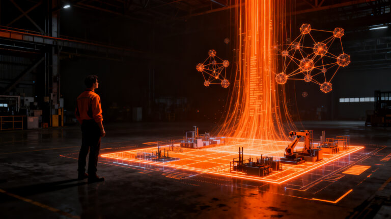 Agentes de IA y gemelos virtuales industriales impulsados por NVIDIA y Dassault Systèmes para la automatización avanzada.