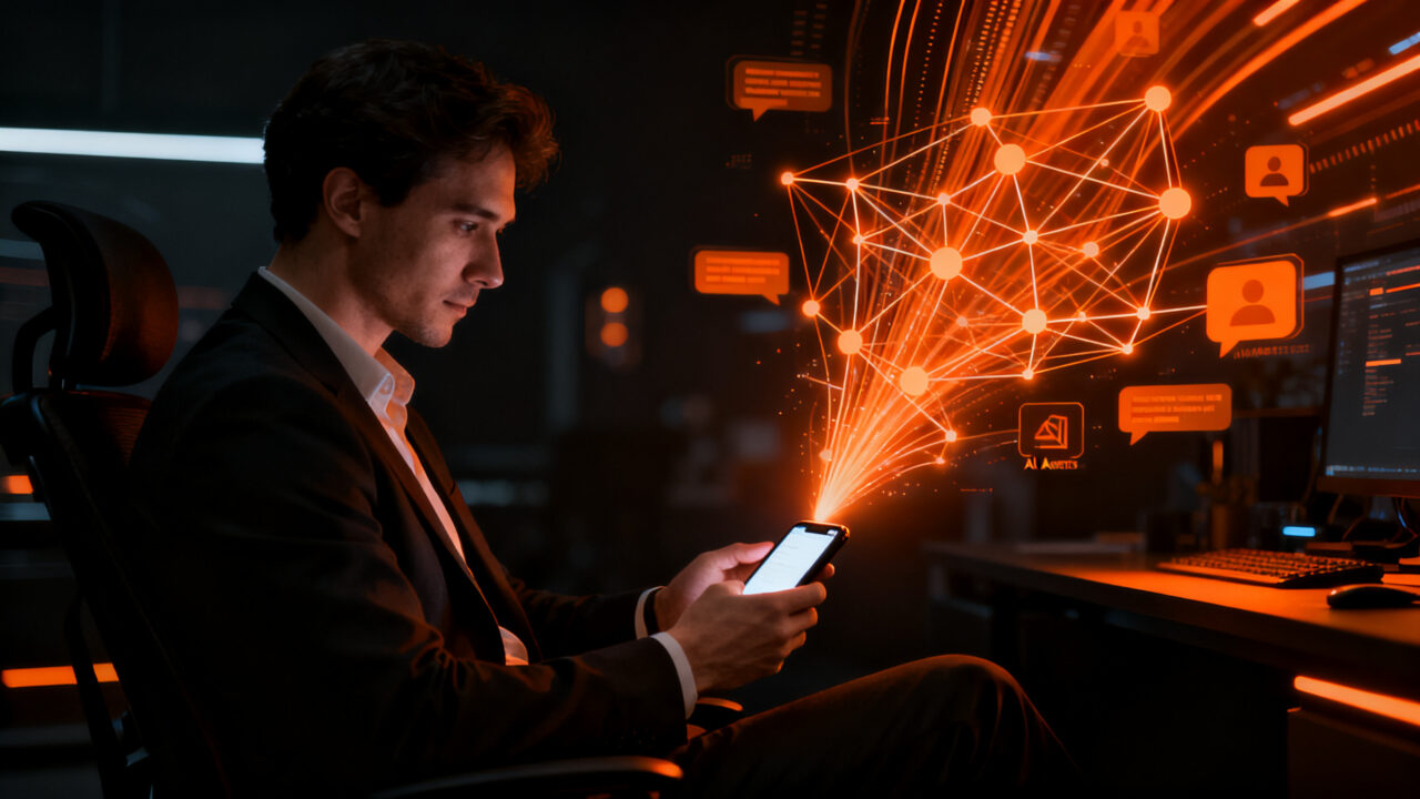 Agentes de IA integrados en aplicaciones de mensajería para mejorar la productividad y automatización en startups.