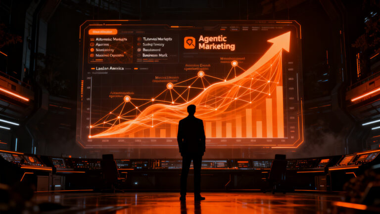 Impacto del Agentic Marketing en el crecimiento de ventas digitales en startups de LATAM mediante IA aplicada.