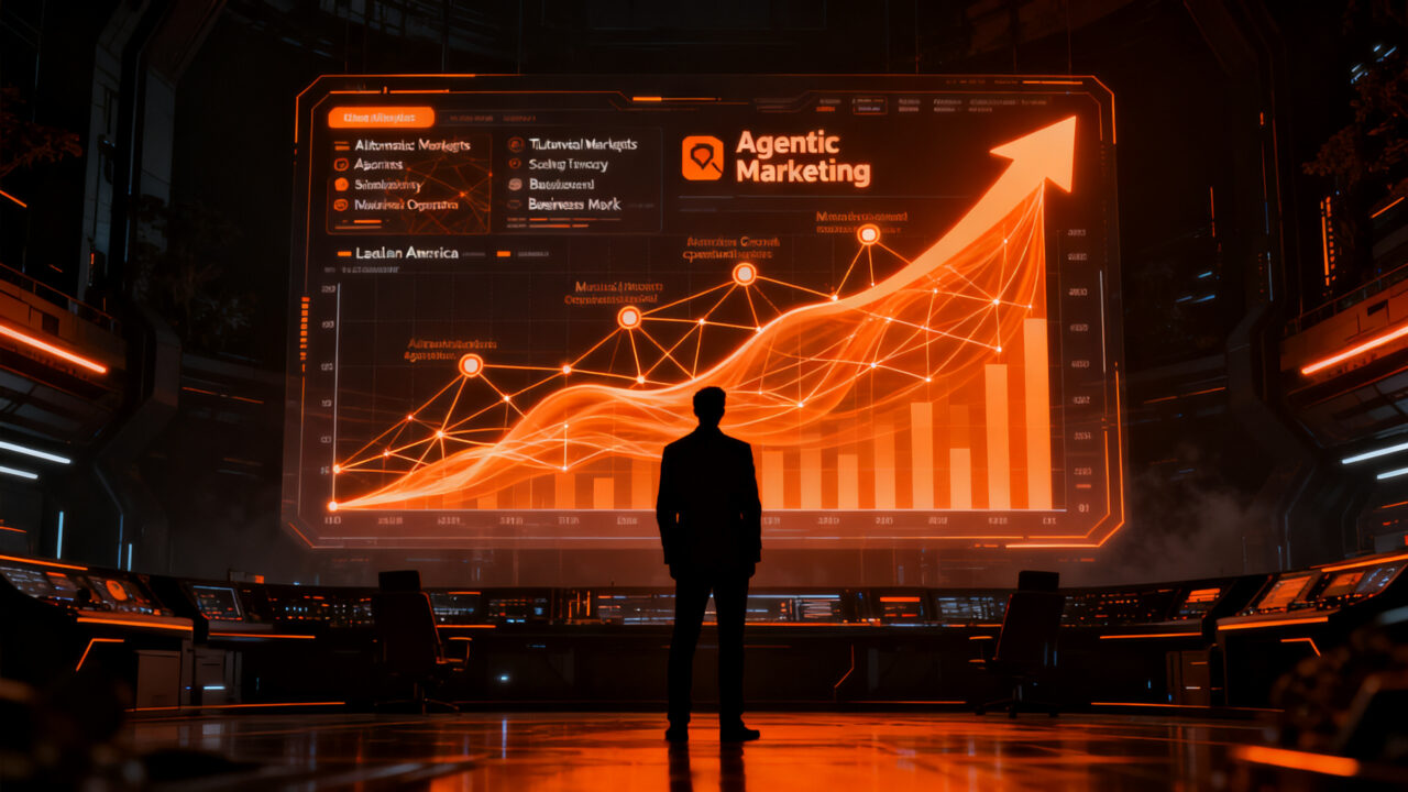 Impacto del Agentic Marketing en el crecimiento de ventas digitales en startups de LATAM mediante IA aplicada.