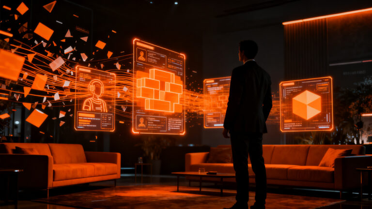 Evento AI House en Mexico Tech Week 2026: la transición de demos de inteligencia artificial a agentes de IA ejecutando trabajo real.