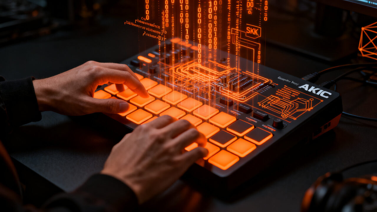 Akai MPC Sample Key con firmware open source para desarrolladores y creativos musicales.