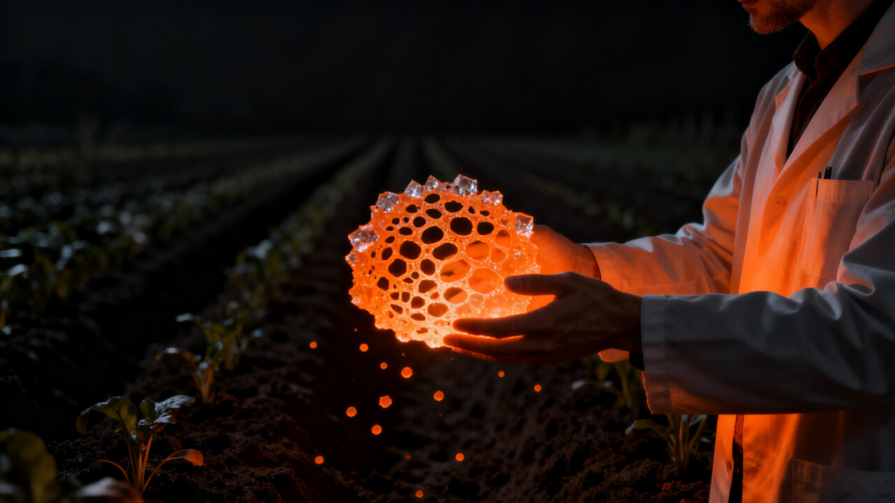 Innovación en agricultura sostenible con hidrogel biodegradable de Andes Greentech frente al estrés hídrico en Chile.