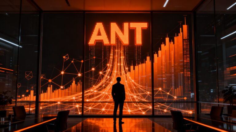 Salida a bolsa de Anthropic, representando el crecimiento financiero y la innovación en inteligencia artificial en el mercado Nasdaq.