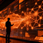 Investigadores auditando la seguridad de modelos de inteligencia artificial en un entorno de alta tecnología, representando la transparencia en startups de IA.