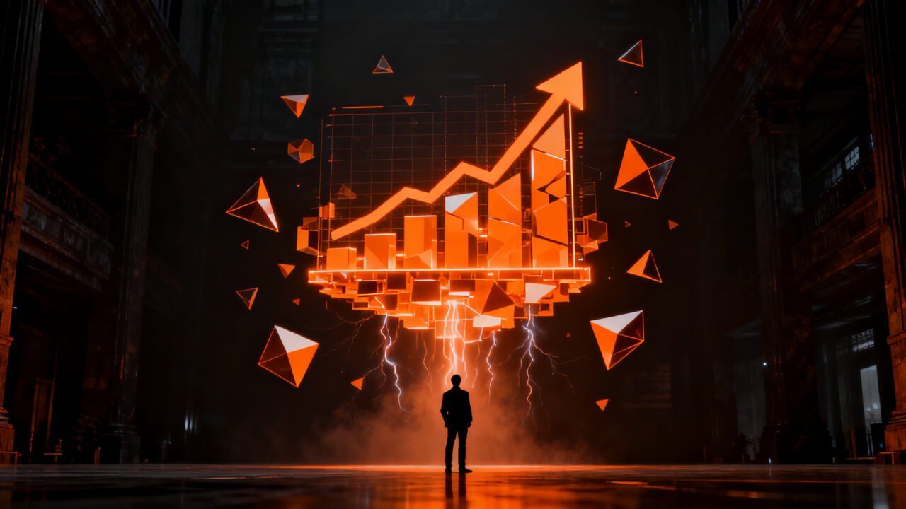 Representación visual de ajustes contables y valuación financiera en startups de IA, destacando el impacto de grandes inversiones y métricas financieras.