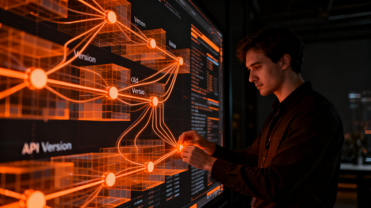 Estratega tecnológico gestionando versiones de API y automatizaciones n8n para evitar errores en workflows.