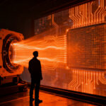 Representación visual de la alta demanda de chips de IA y semiconductores en la infraestructura tecnológica global.