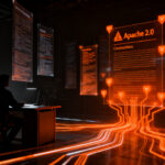 Modelo de inteligencia artificial AstaBrief 8B generando informes científicos automatizados con citas precisas.