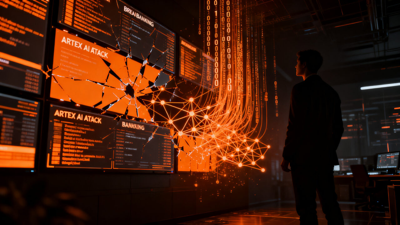 Ataque cibernético con inteligencia artificial afectando la ciberseguridad del sector bancario en Corea del Sur.