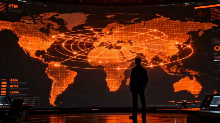 Estrategia de crecimiento de Atech, filial de Embraer, enfocada en control de tráfico de drones y expansión global hacia 2030.