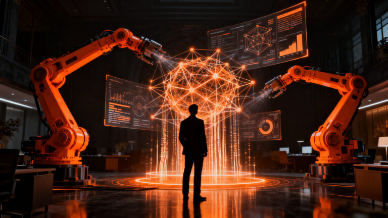 Impacto de la automatización e inteligencia artificial en el capital humano y el futuro del trabajo empresarial.