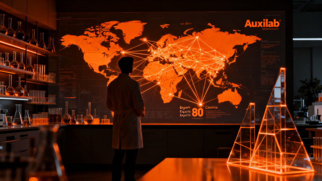 Auxilab: empresa navarra de material de laboratorio expandiendo su alcance global en el sector biociencia.