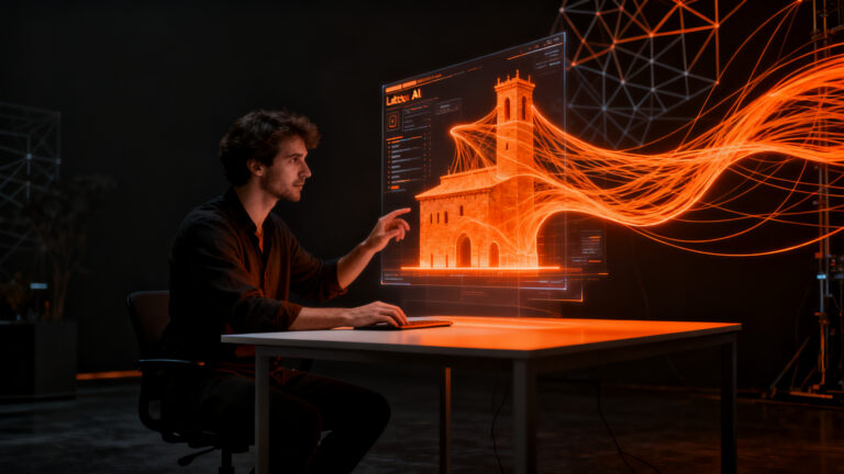 Plataforma BAAI.EUS utilizando IA Latxa para la creación de sitios web en euskera sin código.