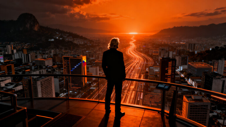 Richard Branson analizando el panorama de inversión extranjera y seguridad jurídica en Venezuela para el ecosistema startup.