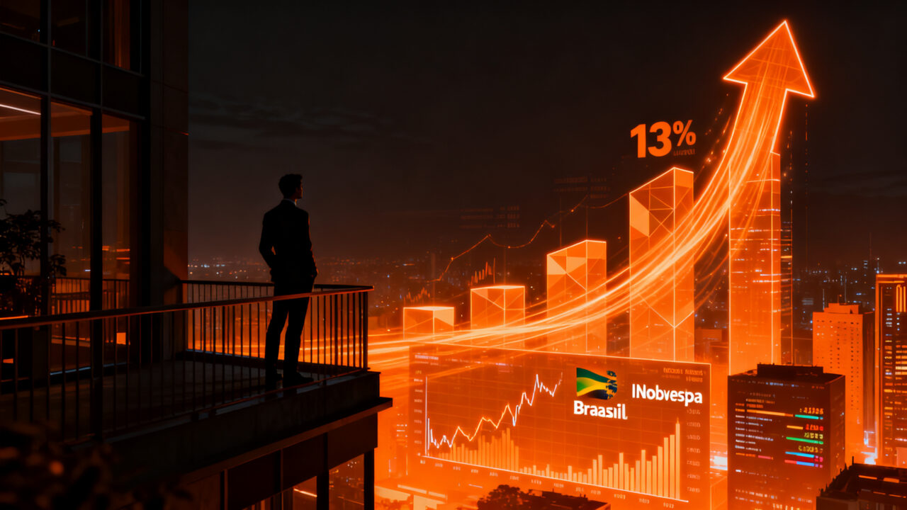 Crecimiento del mercado bursátil brasileño con Nubank y el Ibovespa liderando el avance tras las elecciones en Brasil.