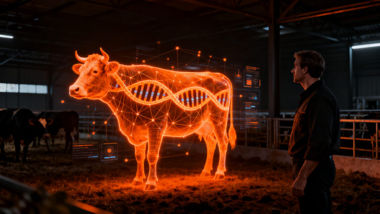 Startup argentina Bulltrack utiliza IA y genética bovina para revolucionar la industria ganadera en LATAM.