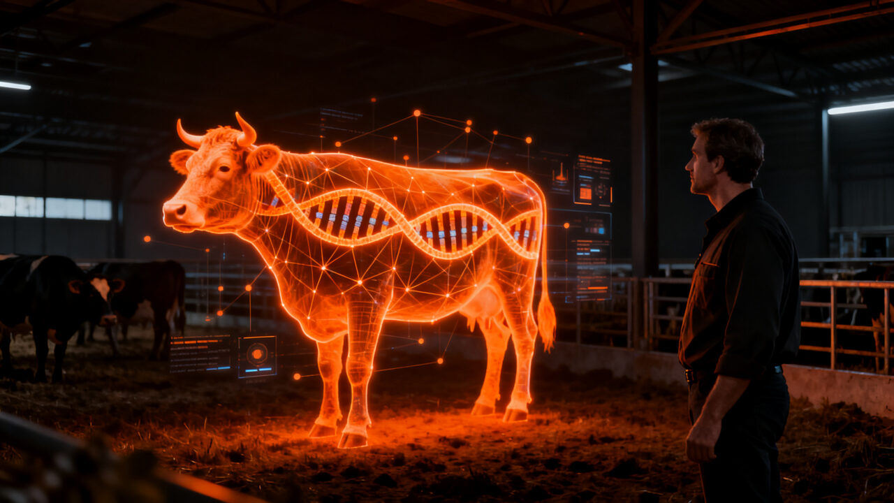 Startup argentina Bulltrack utiliza IA y genética bovina para revolucionar la industria ganadera en LATAM.